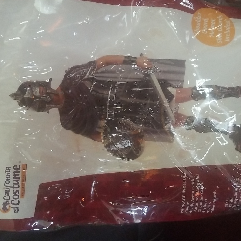 Child's Gladiator Halloween costume.